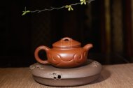 《仿古如意》紫砂茶具茶壺助理工藝美術師純手工仿古如意大紅袍
