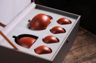 《西施套組》宜興小煤窯朱泥紫砂壺純手工西施茶壺茶具