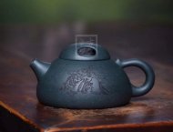 《牛氣沖天》宜興紫砂壺工藝美術師老師手工天青泥