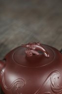 《海豚》工藝美術師手工家紫泥紫砂壺創新壺系列收藏茶壺
