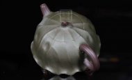 《荷葉》宜興名家紫砂壺工藝美術(shù)師手工民國(guó)綠，紫泥功夫茶具茶壺家用