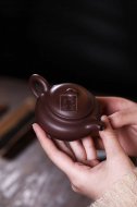 《小仿古》紫砂壺宜興實(shí)力派名家純手工紫泥仿古泡茶壺