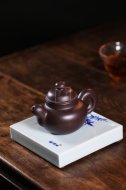 《大度》宜興工藝美術(shù)師手工創(chuàng)新壺紫砂壺茶壺茶具紫泥