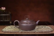 《大口壺》宜興紫砂壺助理工藝美術師手工刻繪茶壺茶具紫泥