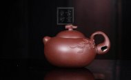 《福祿一生》宜興紫砂壺手工工藝美術師紫泥壺茶壺創(chuàng)新壺茶具