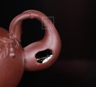 《福祿一生》宜興紫砂壺手工工藝美術師紫泥壺茶壺創(chuàng)新壺茶具