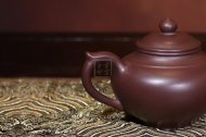 《笑櫻》宜興笑櫻紫砂助理工藝美術師胡小香手工紫泥泡功夫茶壺套壺