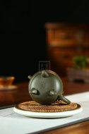 《三足龍泉》宜興紫砂壺工藝美術師純手工民國綠泡茶壺創新壺茶具