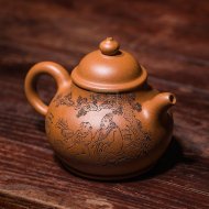 《高潘壺》宜興紫砂壺助理工藝美術師手工降坡泥泡茶壺茶具