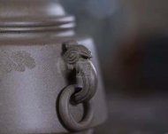 《汲古茶倉(cāng)矮》宜興紫砂壺名家全手工茶壺名師單益芳老師青段