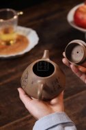 《石瓢》宜興紫砂壺實力派名家原礦石瓢紫砂茶具青段壺