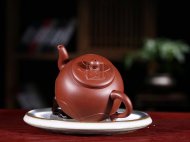 《綻放》宜興紫砂壺宮燈紫砂泡茶壺底槽青手工高級(jí)工藝美術(shù)師紫砂茶具