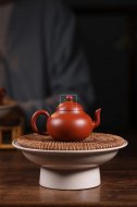 《梨形》宜興紫砂壺實力派名家純手工朱泥泡茶壺梨形茶具