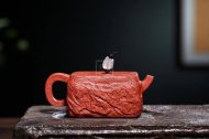 《拋磚引玉》宜興紫砂茶壺紫砂創(chuàng)新壺泡茶壺大紅袍手工工藝美術(shù)師泡茶壺
