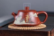 《大口井欄》宜興紫砂茶壺紫砂泡茶壺珍稀大紅袍手工實力派名家泡茶壺
