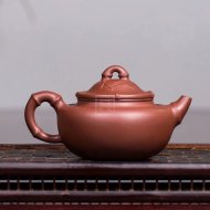 《佛肚竹》宜興紫砂壺茶壺工藝美術師手工清水泥