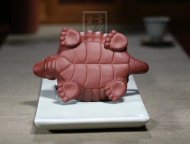 《金龜出海》宜興紫砂壺高級工藝美術師純手工底槽青創(chuàng)新壺茶壺紫砂茶具