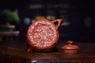 《靈芝供春》經(jīng)典紫砂壺供春宜興全手工工藝美術(shù)師泡茶壺茶具大紅袍