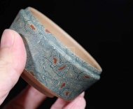 《絞泥獅韻》宜興工藝美術(shù)師手工紫砂壺家用茶壺具套裝本山綠泥六方