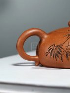 《半月》蟹黃段純手工工藝美術師宜興紫砂壺茶具半月茶壺