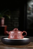 《玉龍》宜興底槽青紫砂壺工藝美術師全手工創新壺茶壺