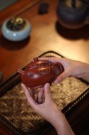 《掇只》宜興工藝美術師手工紫砂壺掇只泡茶壺茶具頂級大紅袍