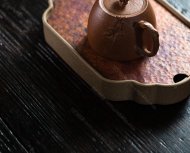 柴燒方型銅片干泡臺