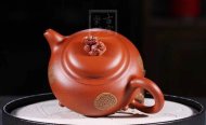 《獅韻》紫砂壺全手工茶壺老師小紅泥，絞泥（段泥、紫泥、綠泥等）壺
