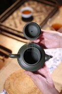 《心經笑櫻》宜興紫砂壺工藝美術師手工頂級民國綠泡茶壺禮品笑櫻