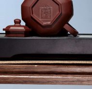 《八方壺》宜興紫砂壺高級工藝美術(shù)師手工底槽青福緣八方茶壺