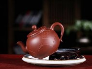 《綻放》宜興紫砂壺宮燈紫砂泡茶壺底槽青手工高級(jí)工藝美術(shù)師紫砂茶具